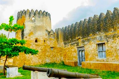 Historic Fort Siyu representing the enduring strength of Lamu's cultural values and heritage